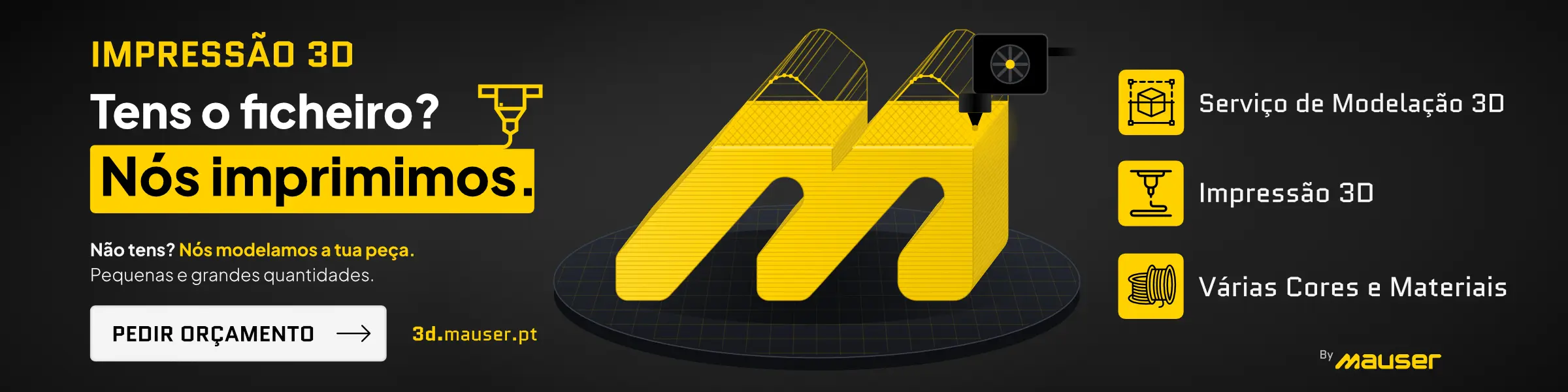 Serviço Impressao 3D - Mauser
