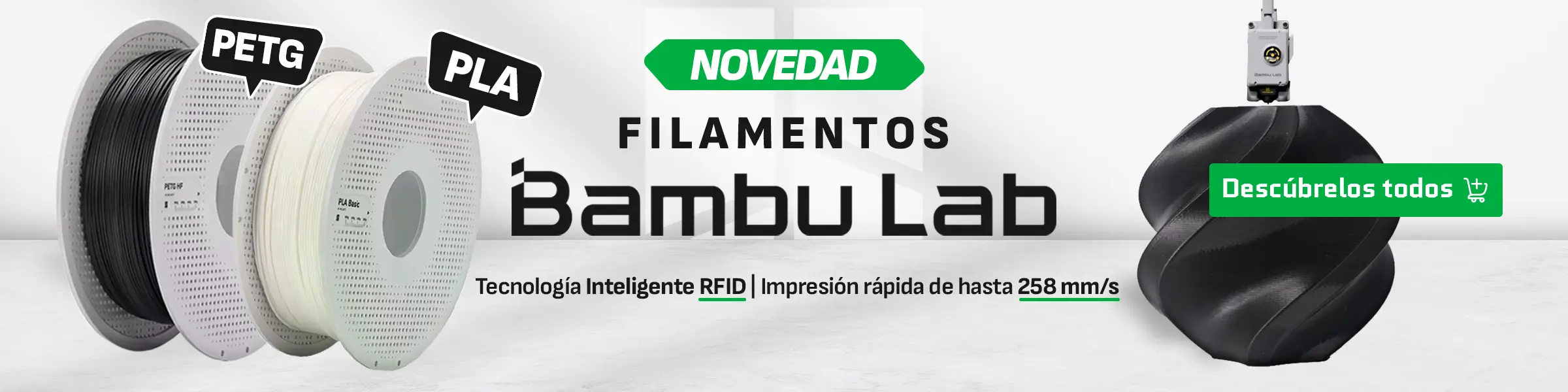 NOVIDADE - Filamentos BAMBU LAB