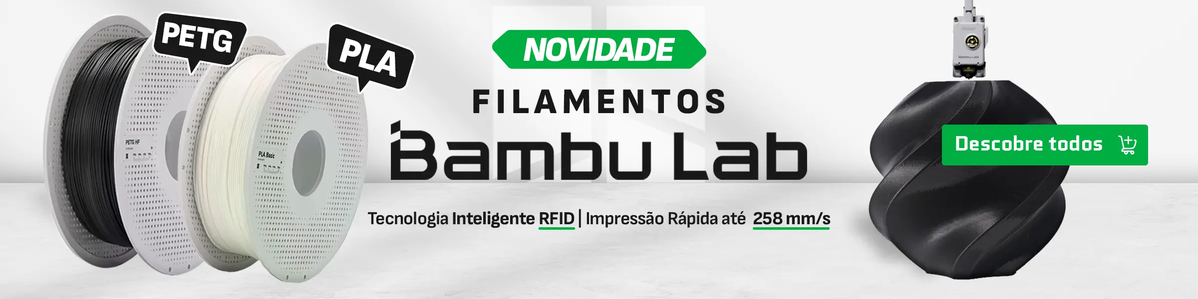 NOVIDADE - Filamentos BAMBU LAB