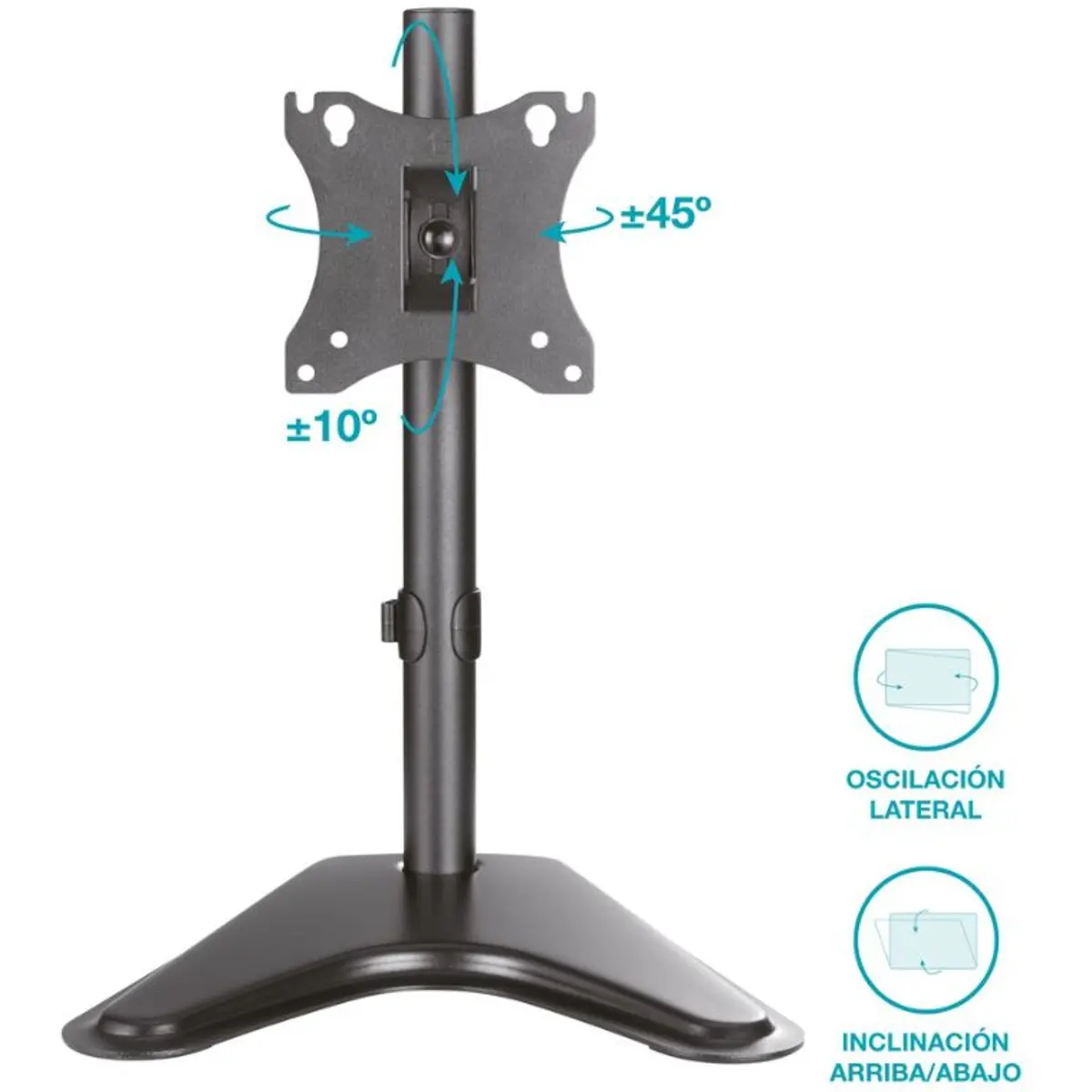 Suporte de pé para TV/Monitor 17'' - 27'' (43 - 68cm)