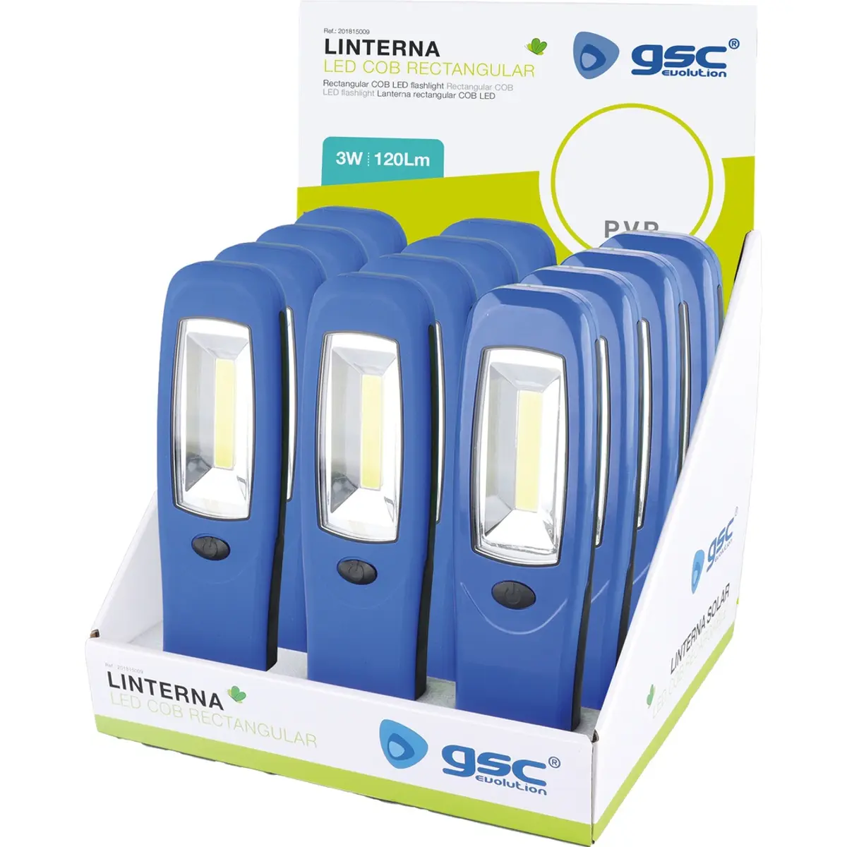 Gambiarra LED COB 3W 120lm c/ gancho e íman - 3x AA