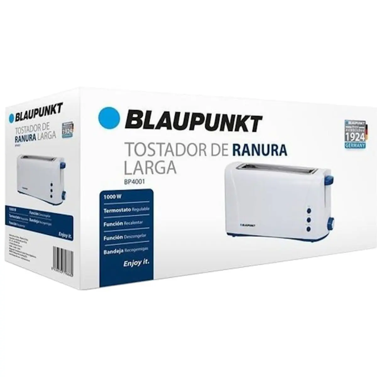 Torradeira de abertura larga 230V 1000W c/ 6 niveis