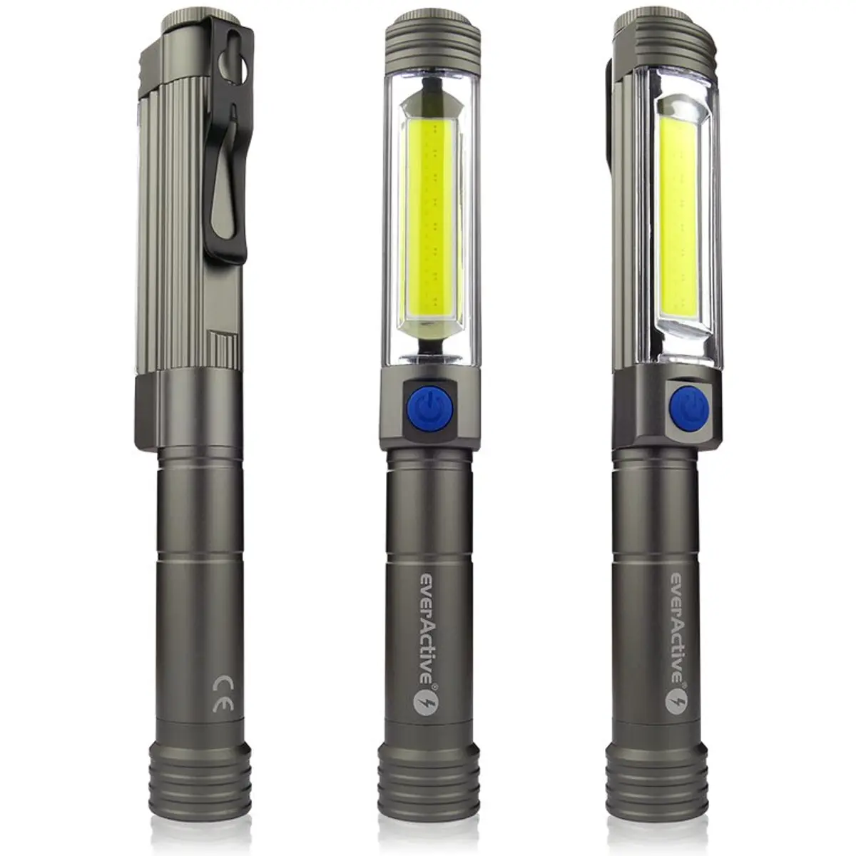 Gambiarra de oficina LED COB 5W 400lm c/ íman - 3x AA/R6