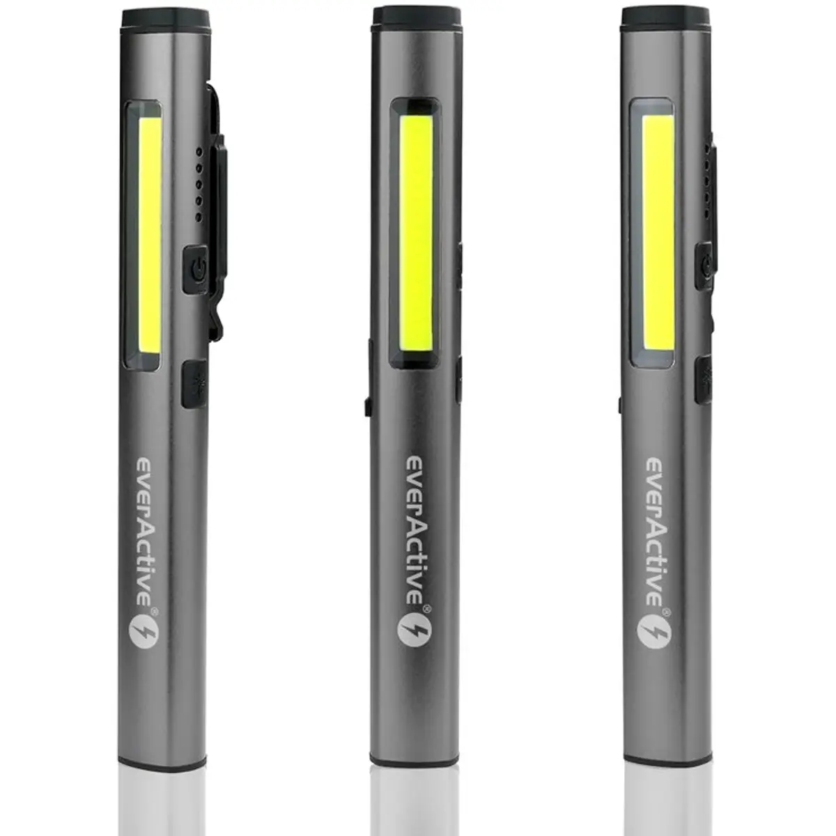 Lanterna de inspeção LED 350lm c/ luz UV e apontador laser - recarregável - IP54