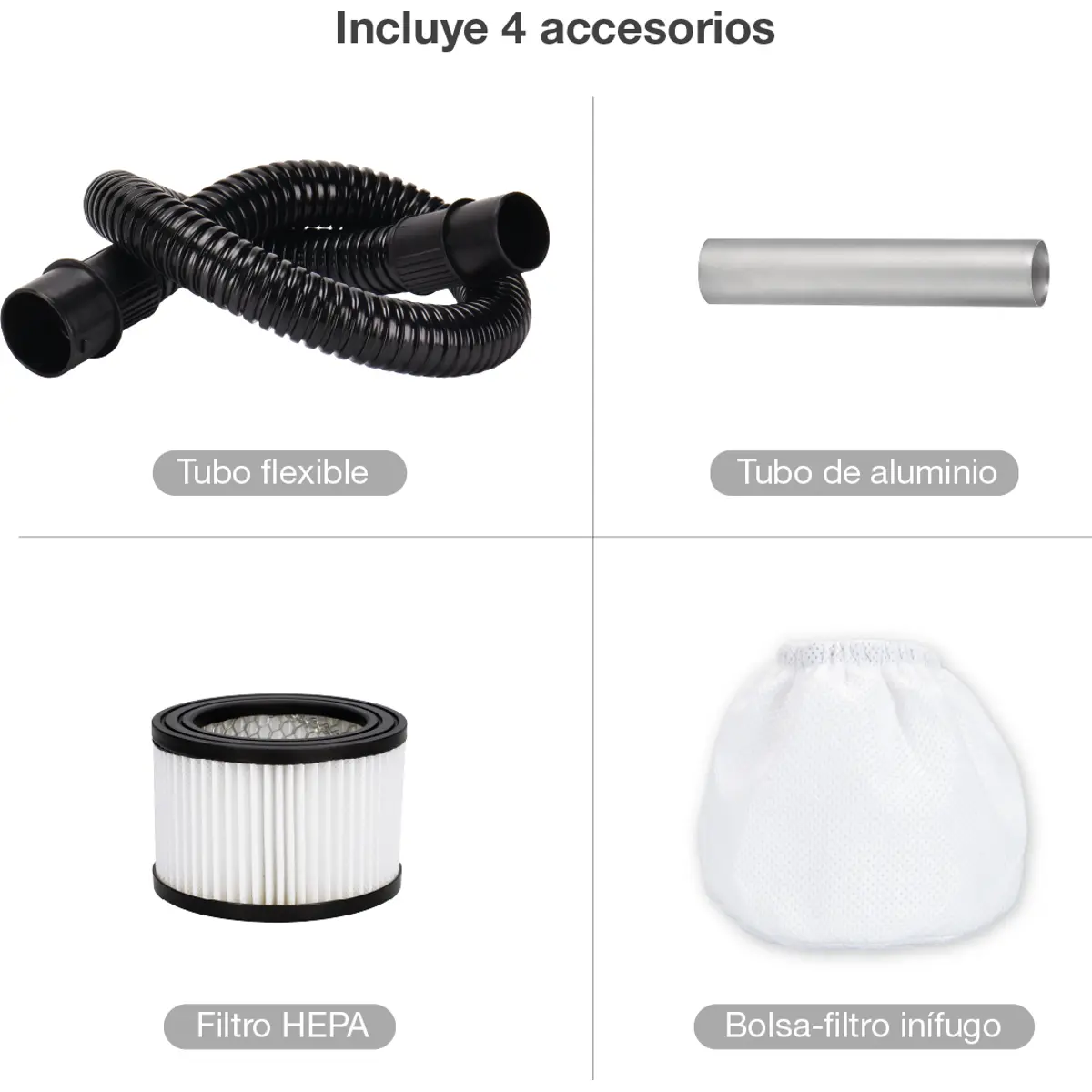 Aspirador de cinzas 230V 800W c/ filtro HEPA - 10L