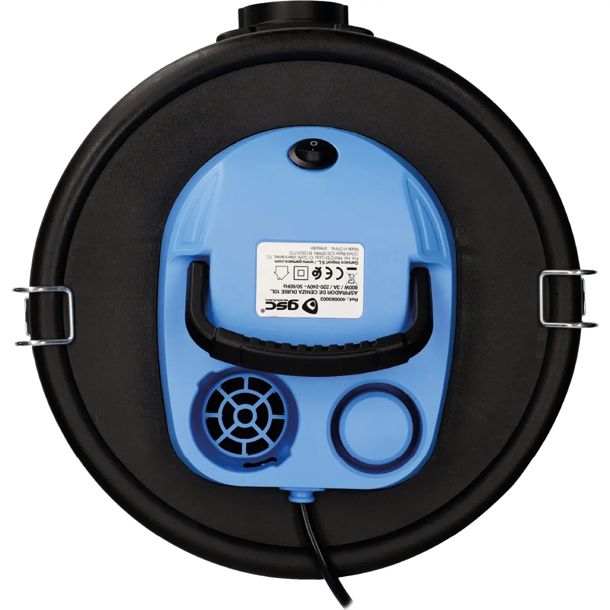 Aspirador de cinzas 230V 800W c/ filtro HEPA - 10L