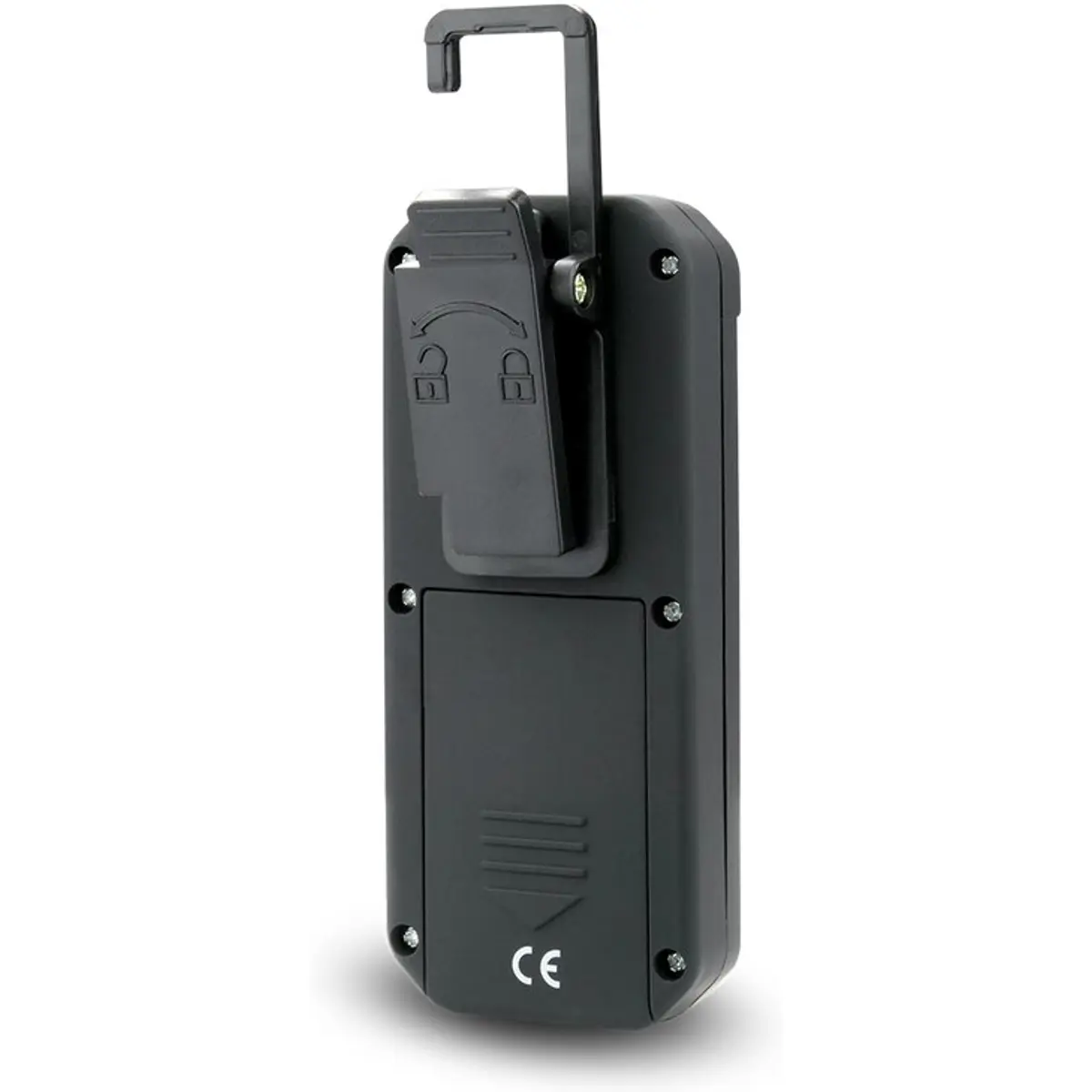 Lanterna de trabalho dimável 300lm c/ LED COB bicolor - Branco/Vermelho - IPX4 (3xAAA)