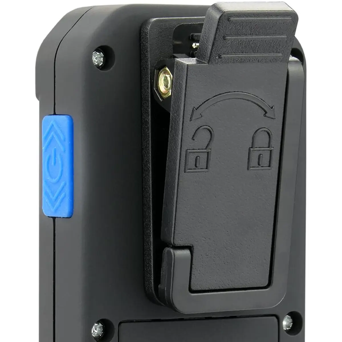 Lanterna de trabalho dimável 300lm c/ LED COB bicolor - Branco/Vermelho - IPX4 (3xAAA)