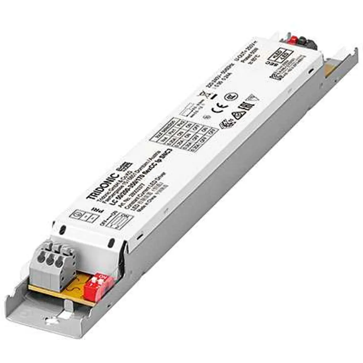 Fonte driver LED 60W 84..200Vdc 200..350mA IP20