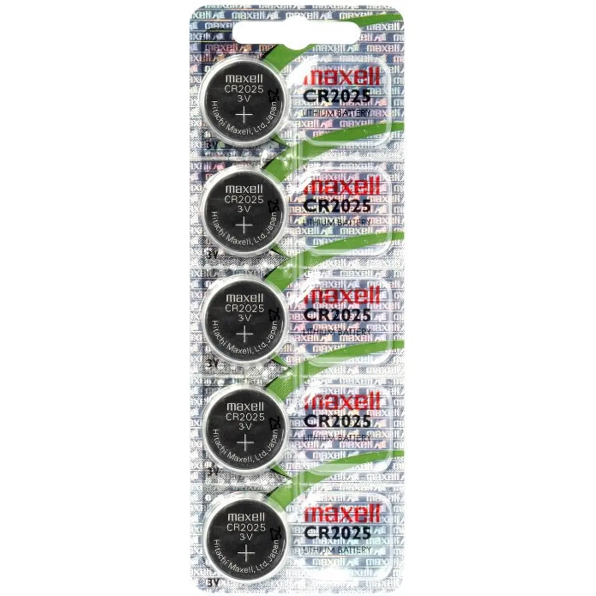 Pilha de lítio CR2025 3.0V 170mAh [5 unid.]