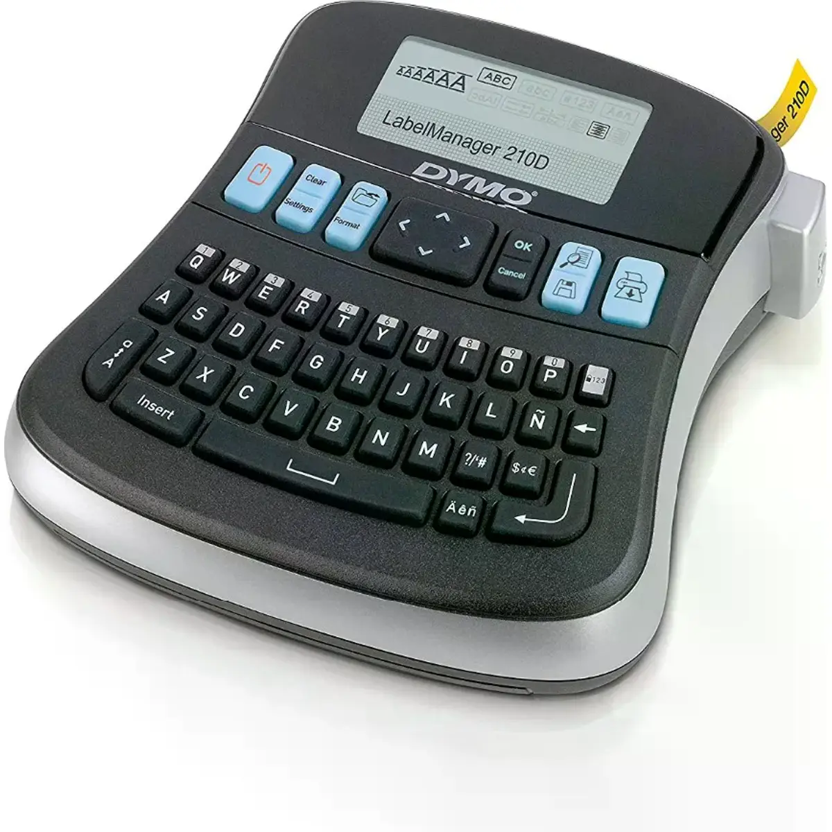 Máquina de etiquetar digital portátil LabelManager LM-210D (QWERTY)