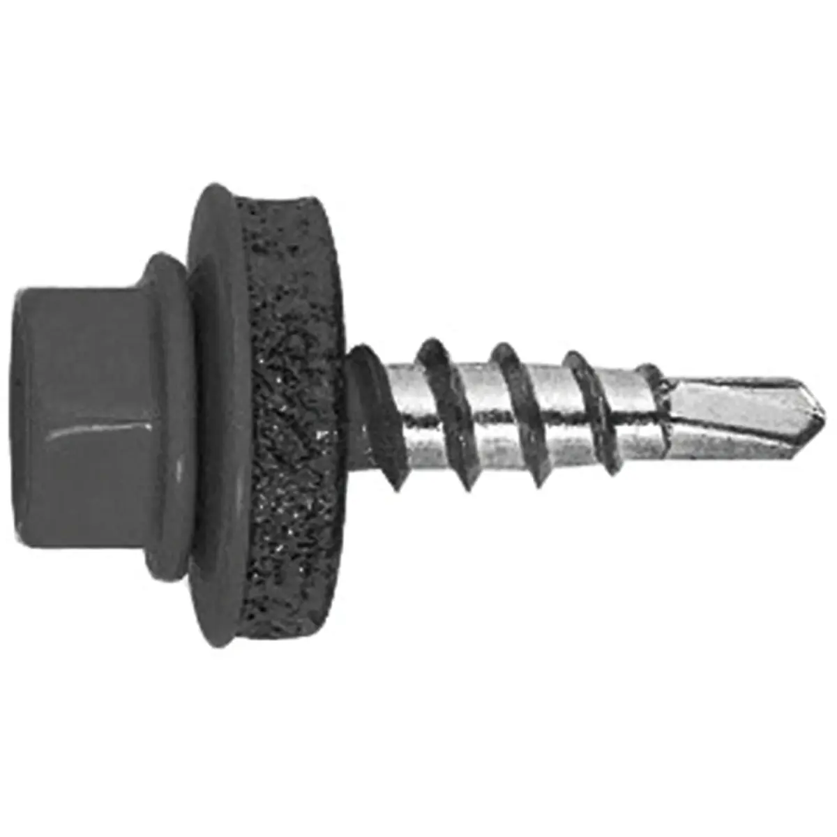 Tornillo para cubiertas de metal/madera Ø4.8x19mm - gris oscuro [RAL 8019]