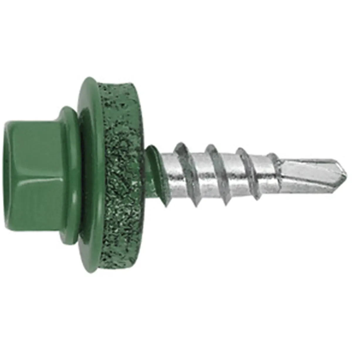 Parafuso para coberturas de metal/madeira Ø4.8x19mm - Verde [RAL 6005]