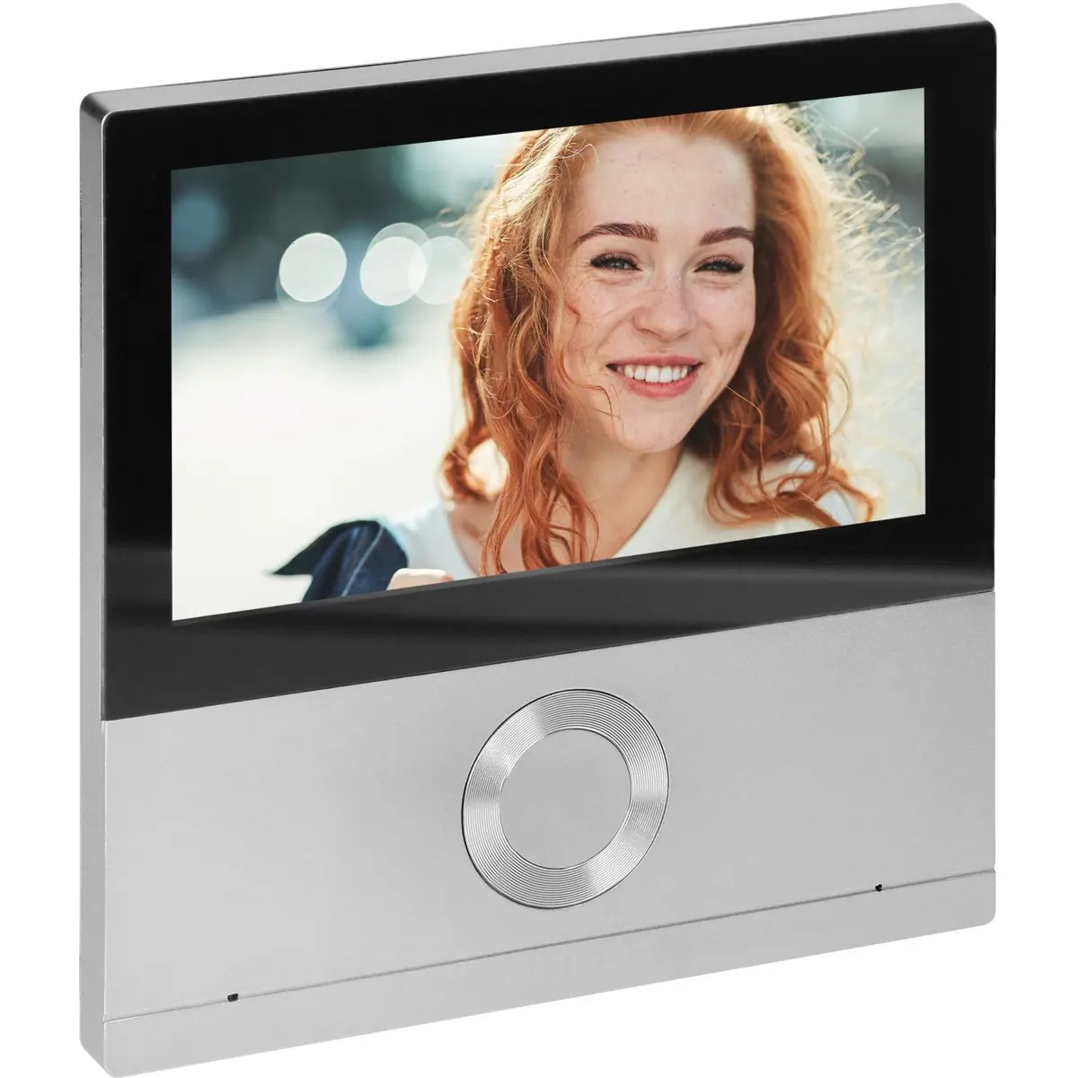 Kit Video-porteiro inteligente WiFi (compatível c/ Tuya) c/ monitor 7'' + Lleitor RFID (4 +2 fios)