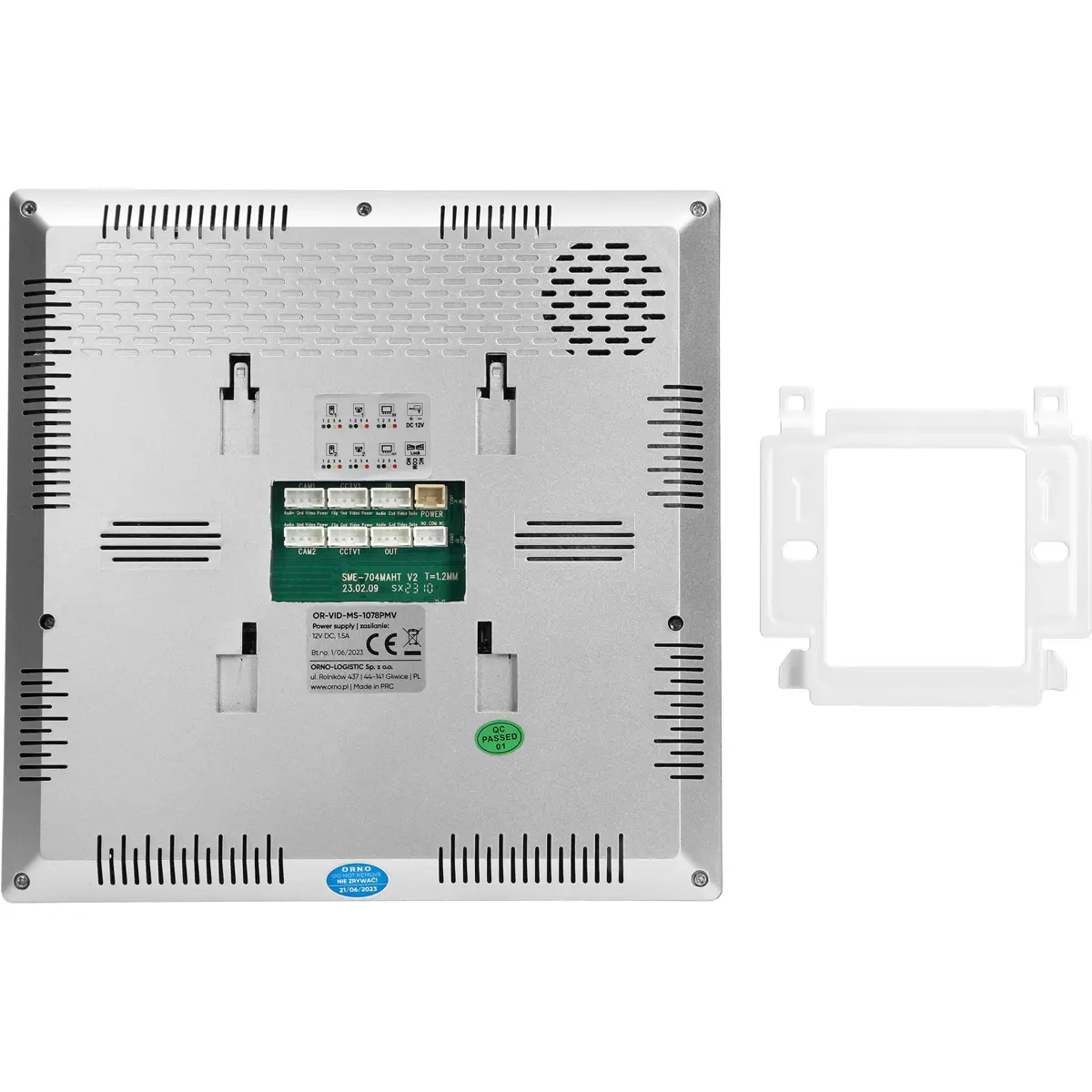 Kit Video-porteiro inteligente WiFi (compatível c/ Tuya) c/ monitor 7'' + Lleitor RFID (4 +2 fios)