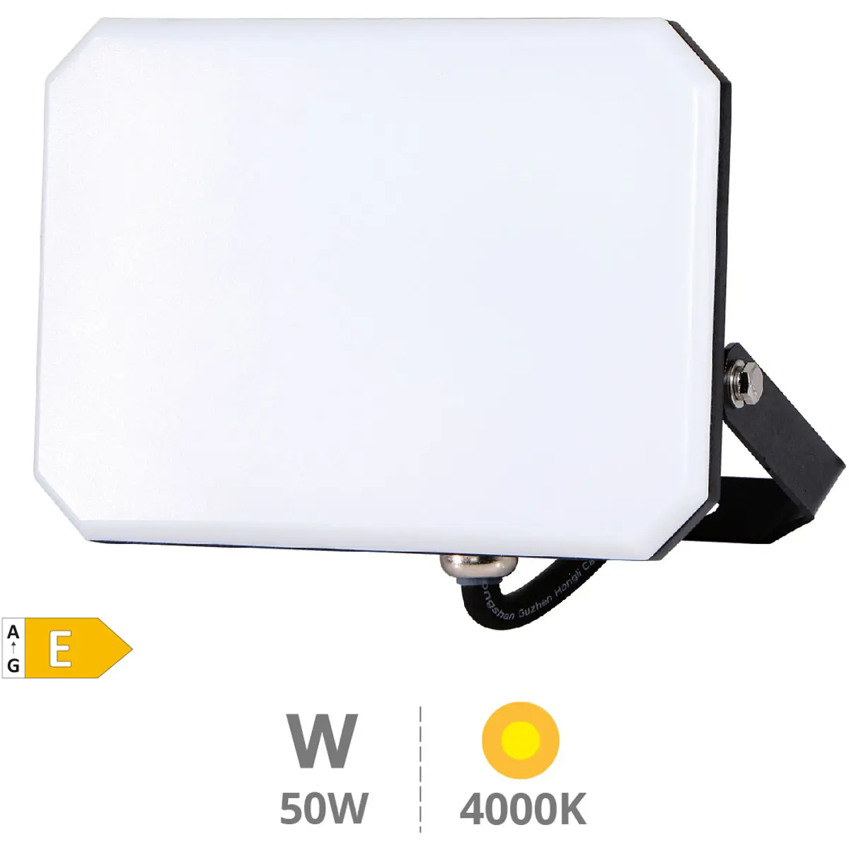 Projector LED s/ moldura 230V 50W 4000K 6000lm IP65