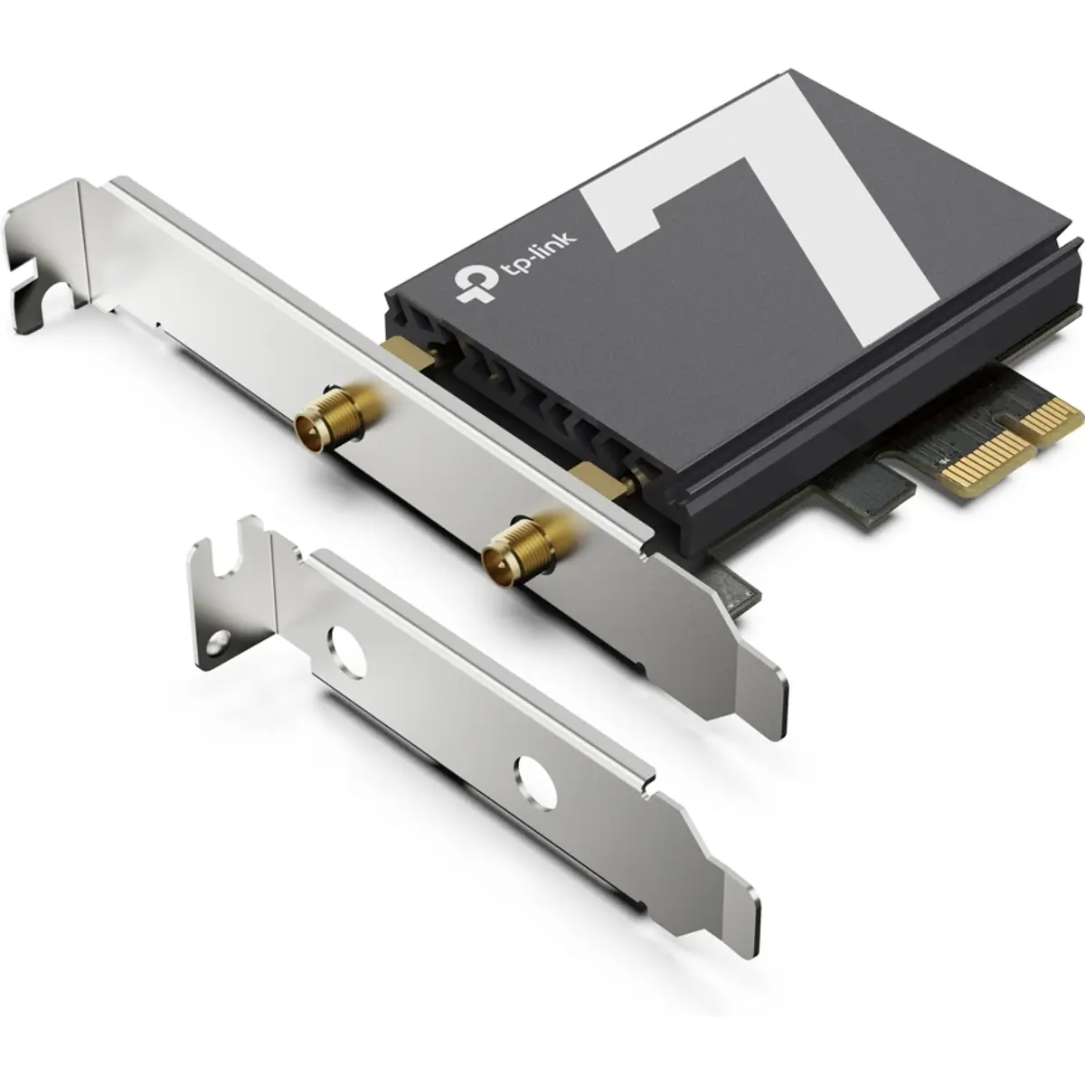Placa de Rede PCIe Wi-Fi 7 Tri-Band 9300Mbps com Bluetooth 5.4