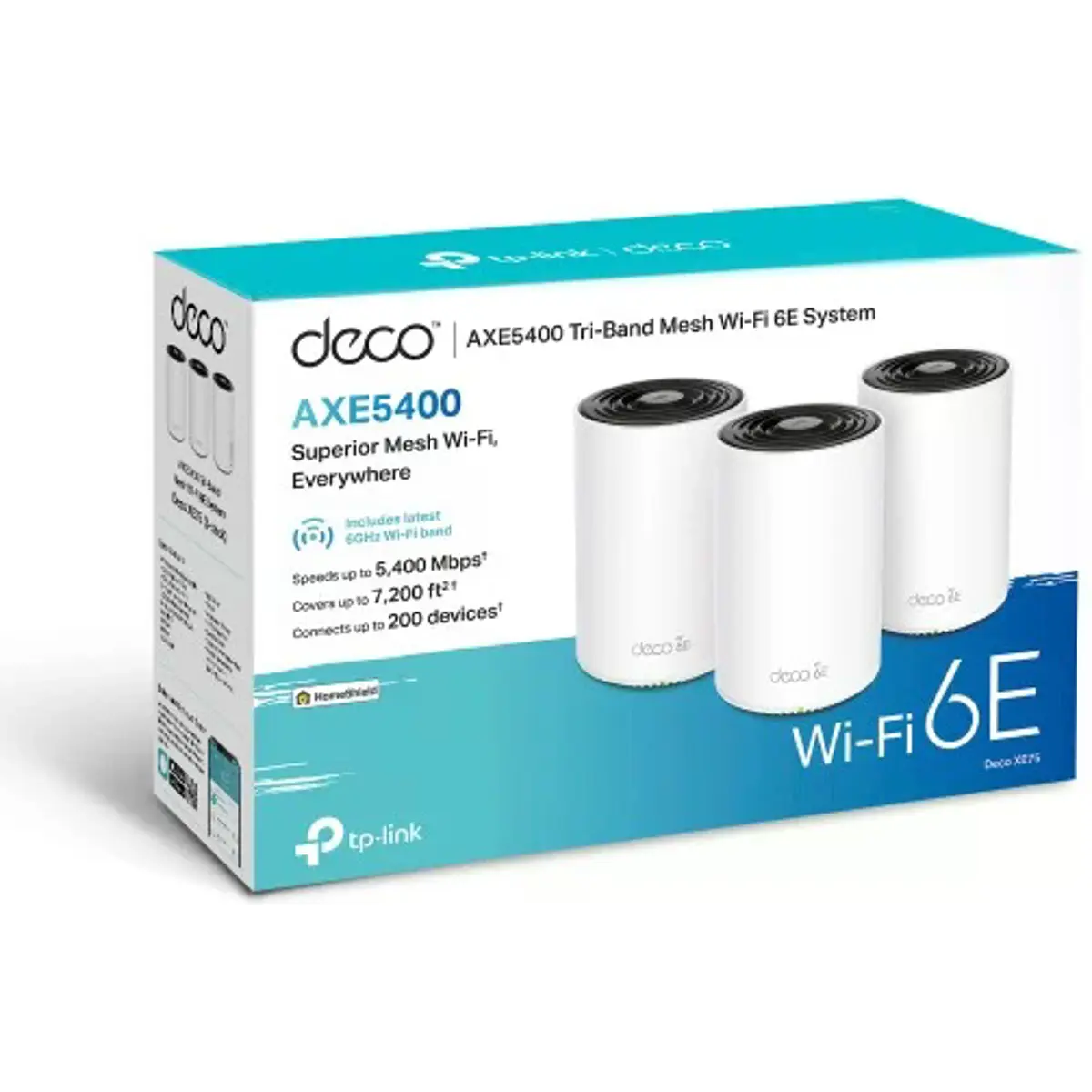 Sistema Mesh Tri-Band Wi-Fi 6E AXE5400 - (Pack 3 Unid.) [670m²]