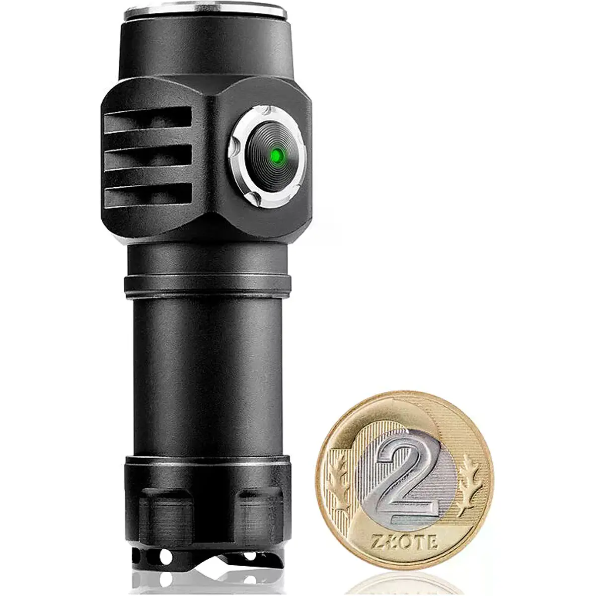 Lanterna compacta LED 10W 500lm (branco quente) recarregável