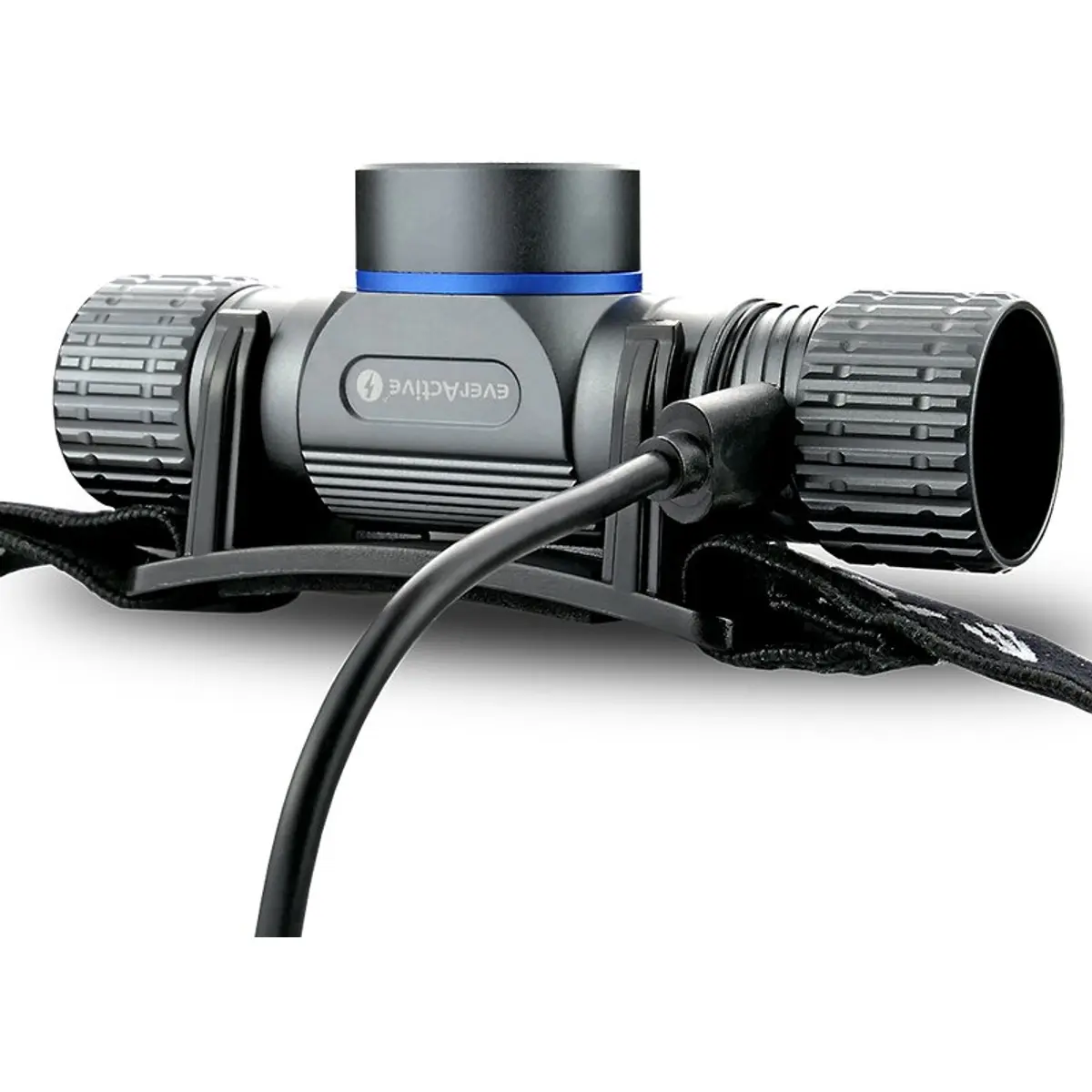 Lanterna de cabeça com LED P9 (OSRAM) 10W 1100lm recarregável via USB-C (18650 - 2200mAh) - IPX4