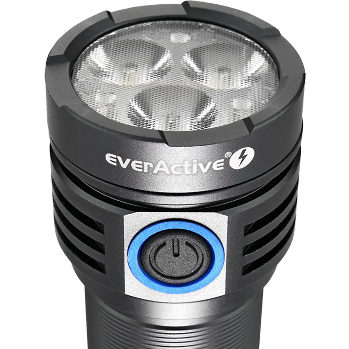 Lanterna profissional LED P9 3x10W (OSRAM) 3300lm recarregável 4000mAh USB-C - IPX4