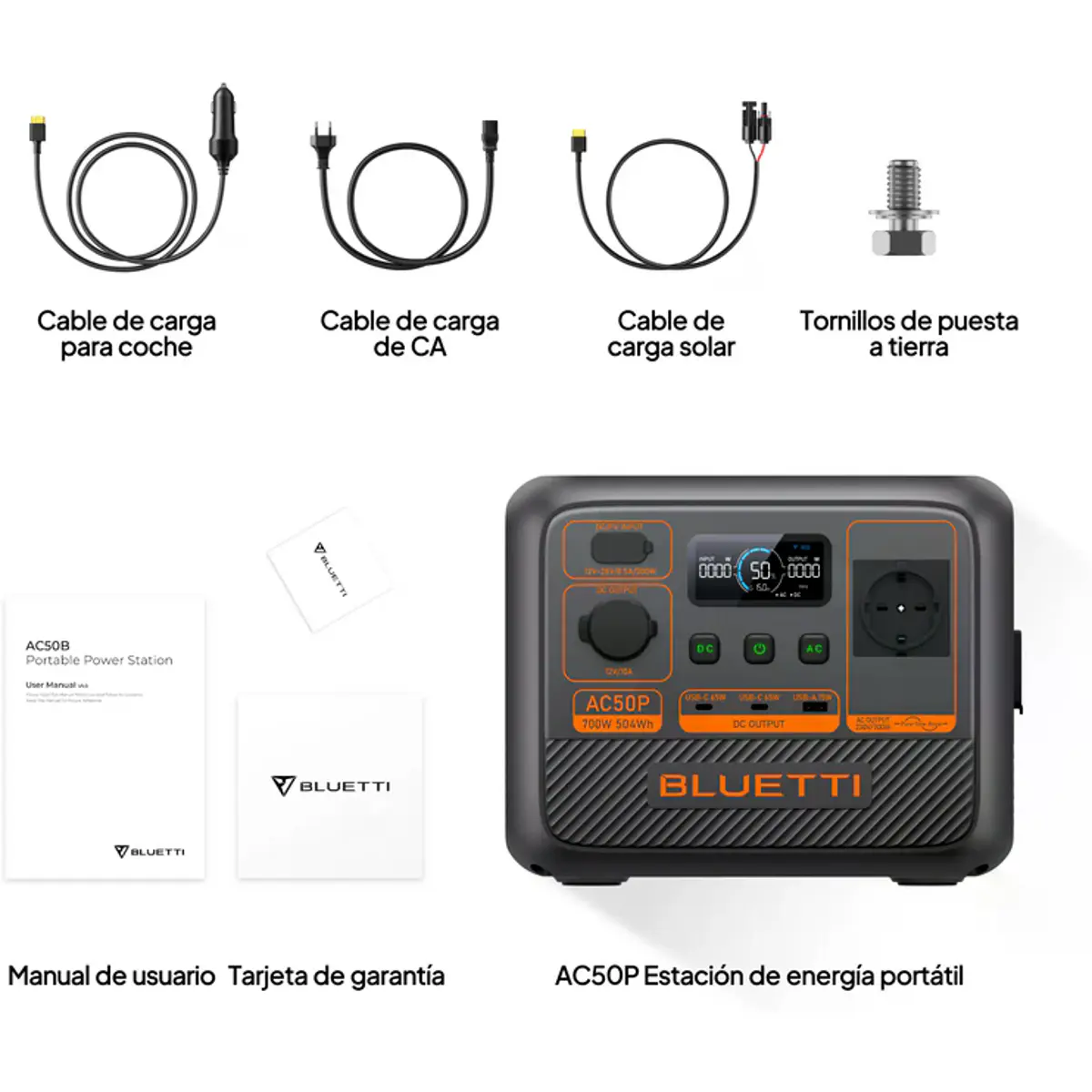 Power Station 700W 504Wh c/ Bluetooth