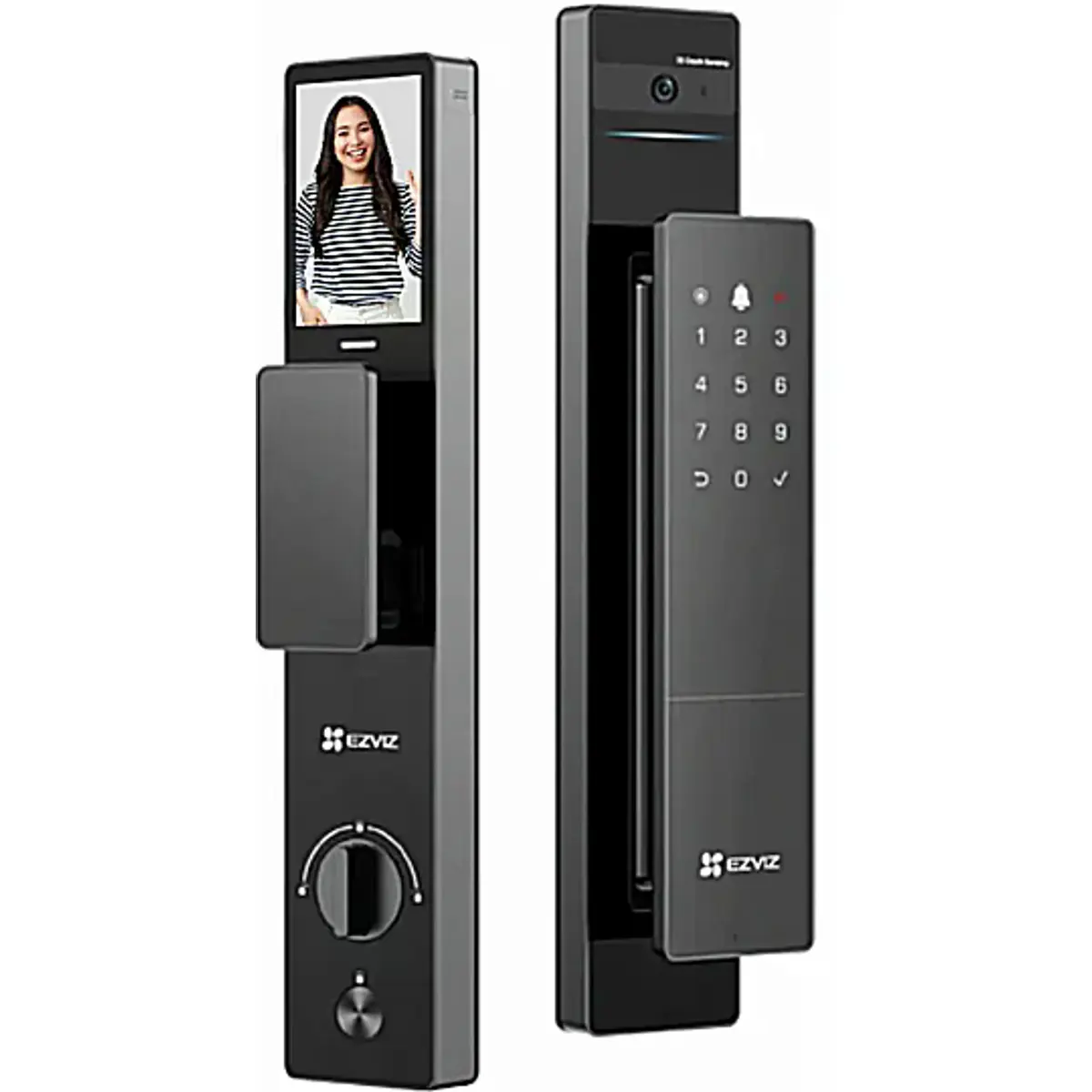 Fechadura inteligente WiFi+BT c/ reconhecimento facial 3D