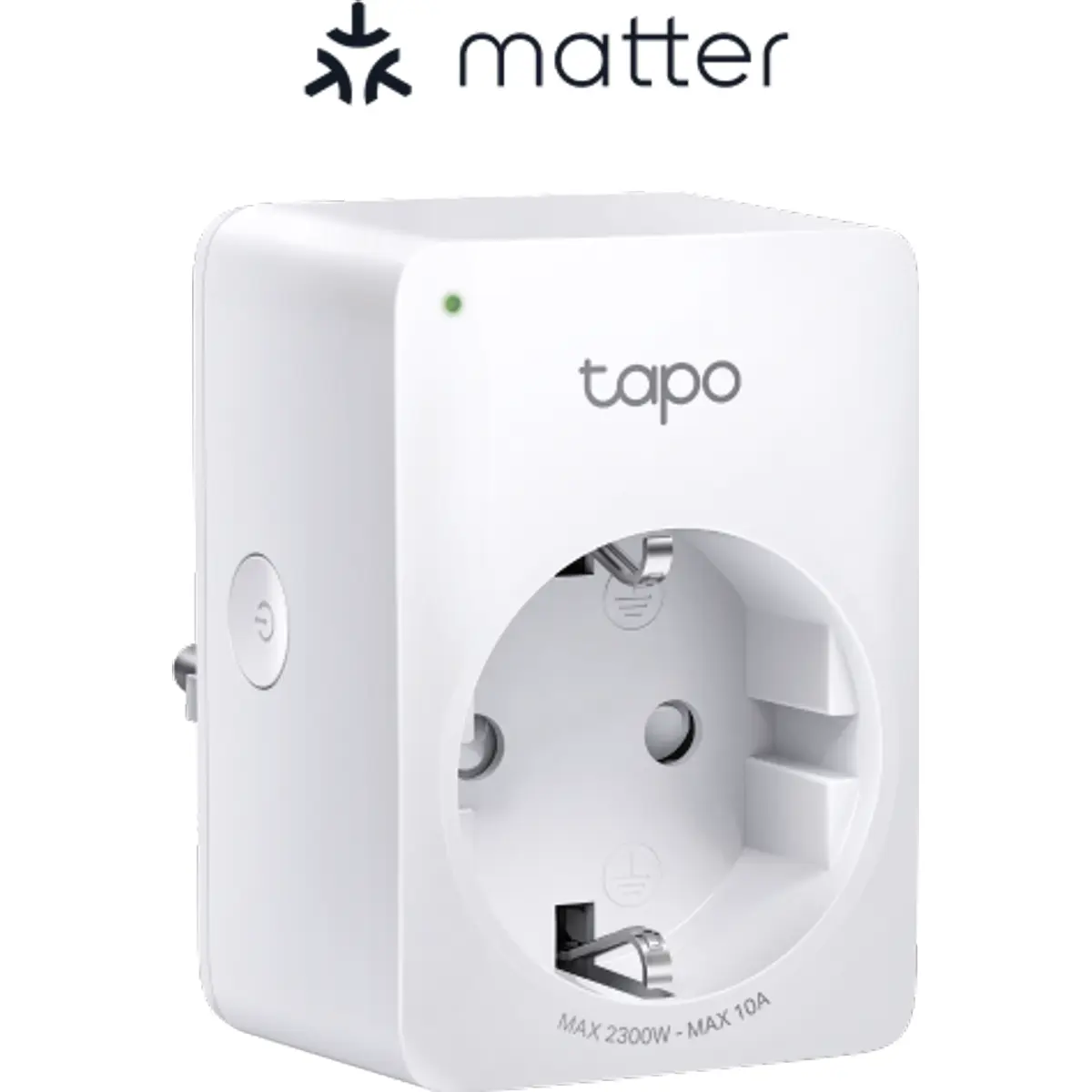 Tomada Inteligente Wi-Fi Mini com Matter - 10A 2300W