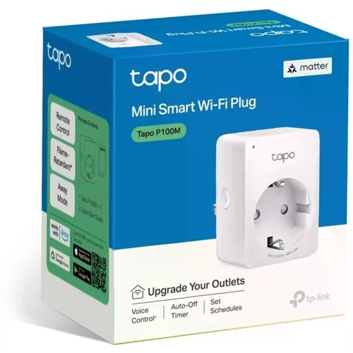 Tomada Inteligente Wi-Fi Mini com Matter - 10A 2300W