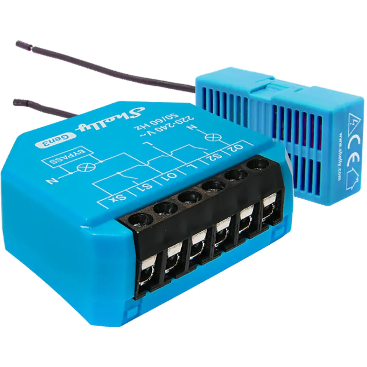Shelly 2L Gen3 - Módulo interruptor para automação Wi-Fi 2 canais