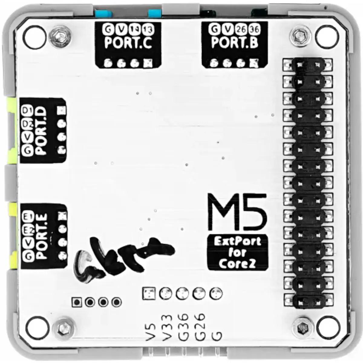 M5Stack M123 - Módulo de Expansão com 4 Portas Grove para Core2 — Mauser