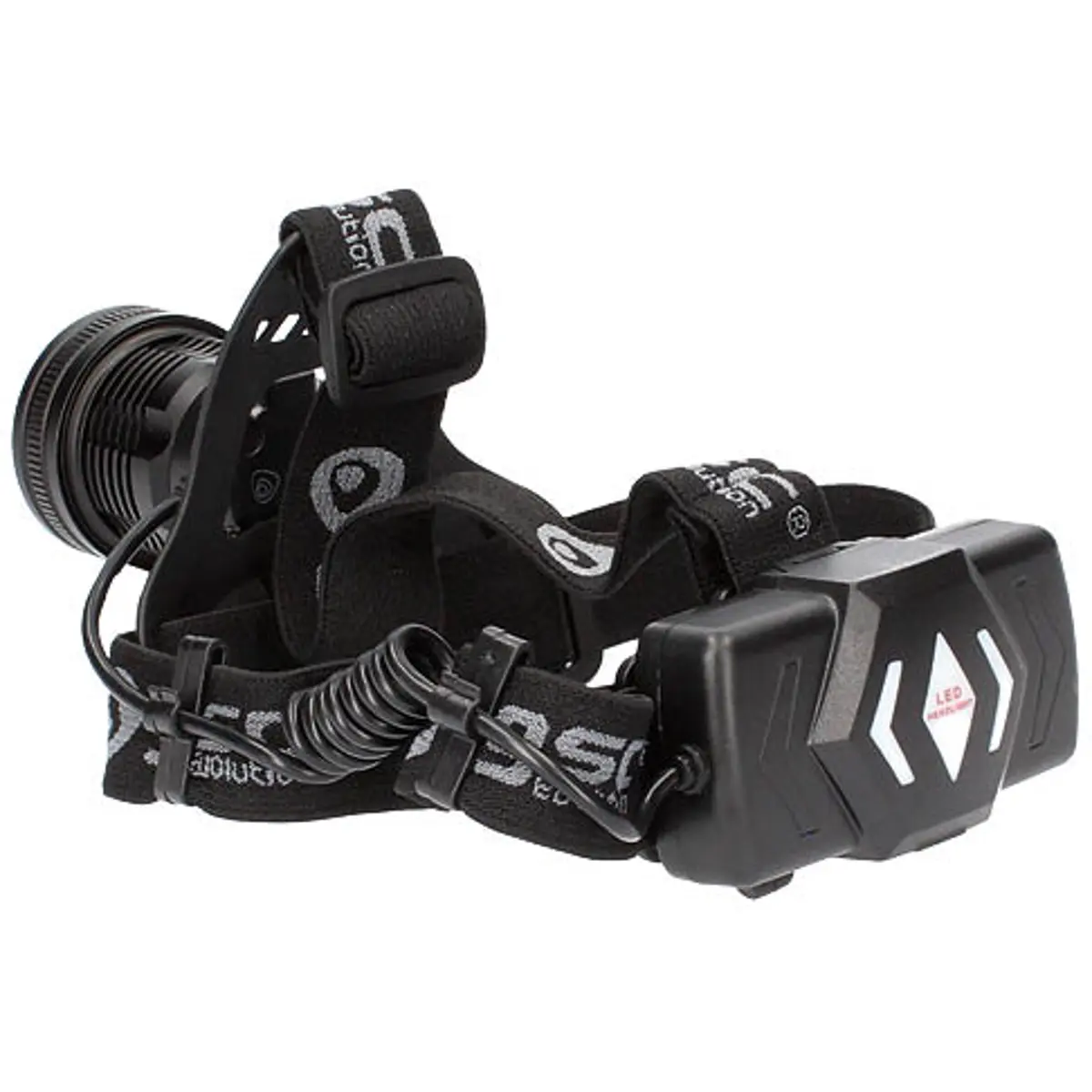 Lanterna de cabeça LED COB 10W 800lm - recarregável USB - IPX4