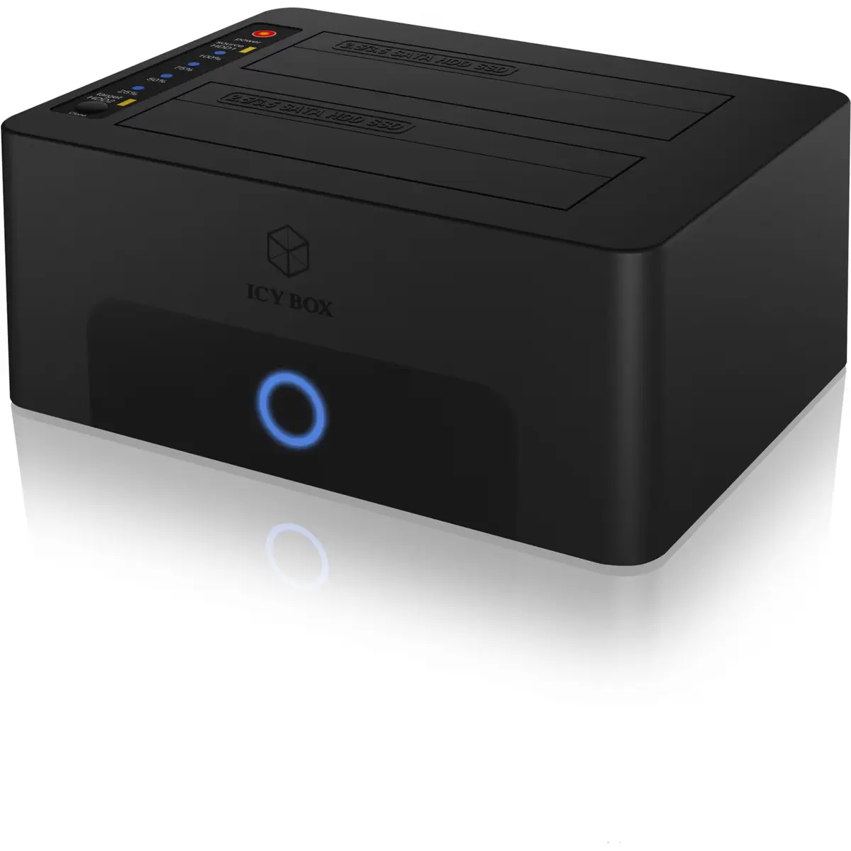 Docking/clone station para SATA 2.5'' e 3.5'' clonagem offline e USB 3.2