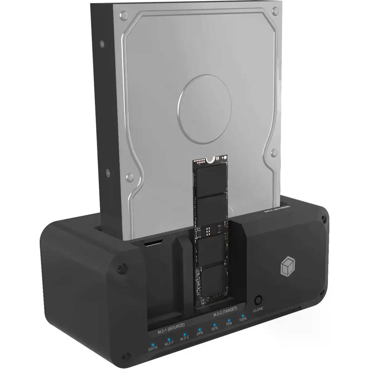 Docking/clone station 3 drives SATA HDD/SSD 2.5'' e 3.5''