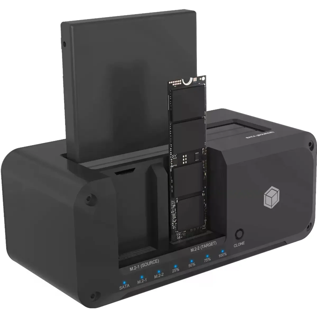 Docking/clone station 3 drives SATA HDD/SSD 2.5'' e 3.5''