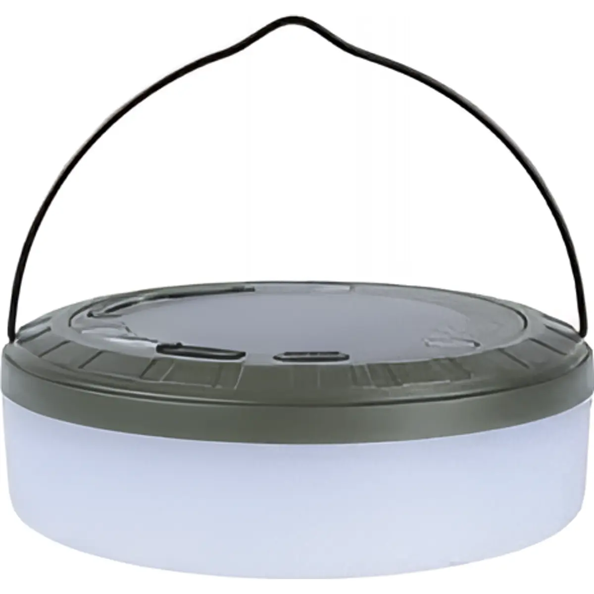 Lanterna solar LED de campismo 3W 150lm c/ grinalda 10m - recarregável via USB-C