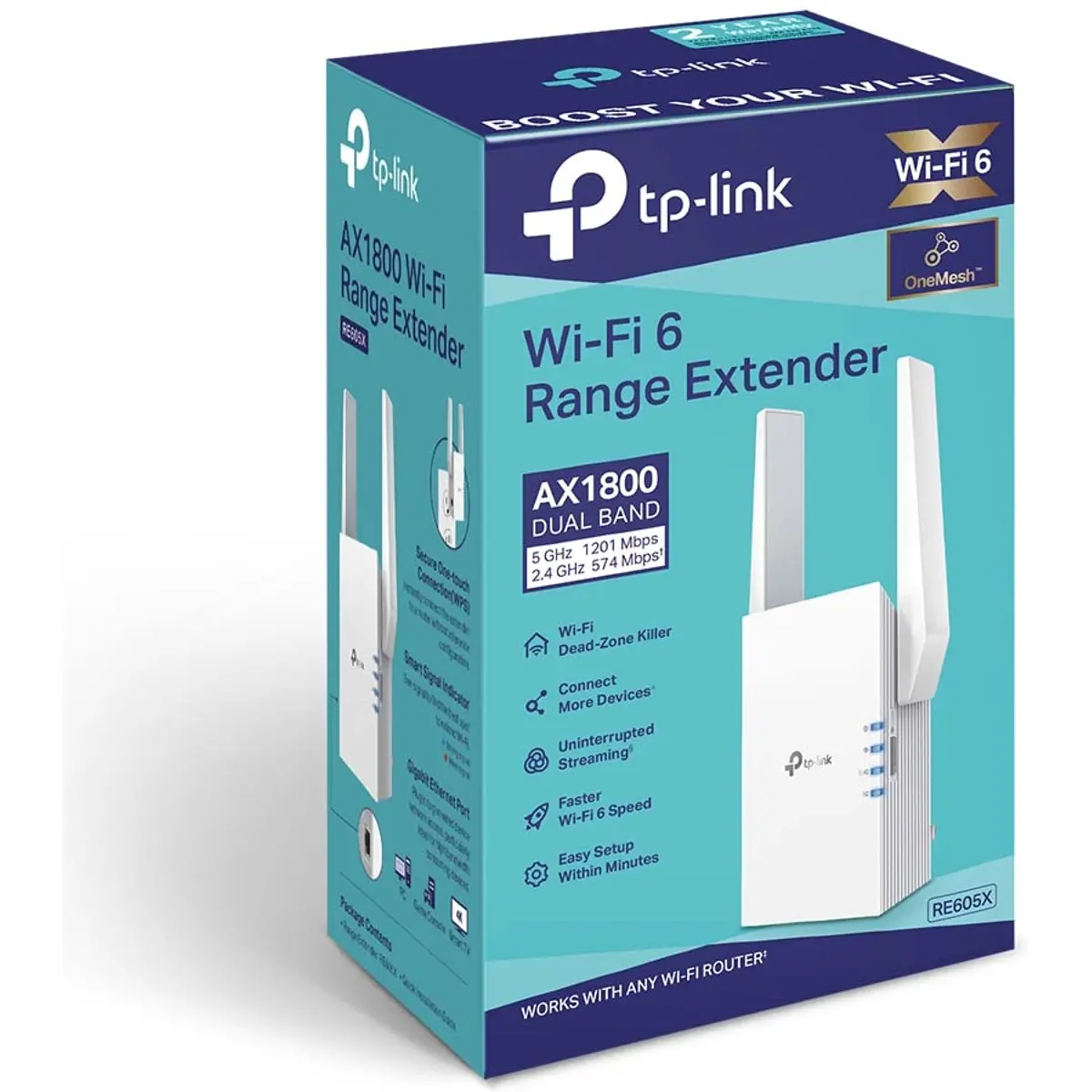 Range Extender Mesh AX1800 Wi-Fi 6 Dual-Band