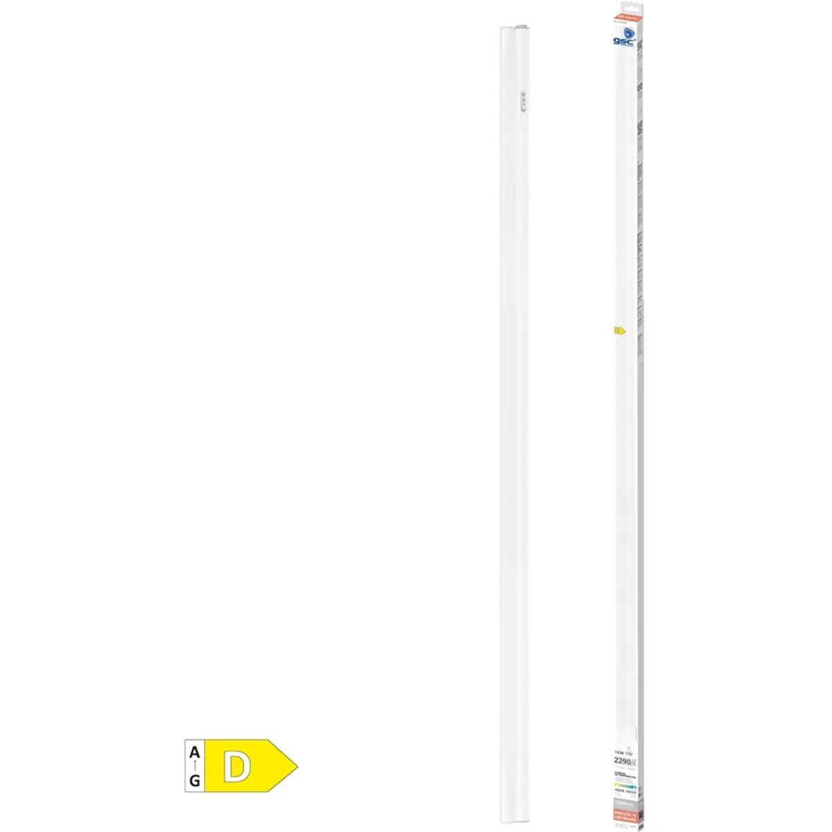 Luminária LED tipo T5 16W 4000K / 6000K 1950 lm - 1200mm