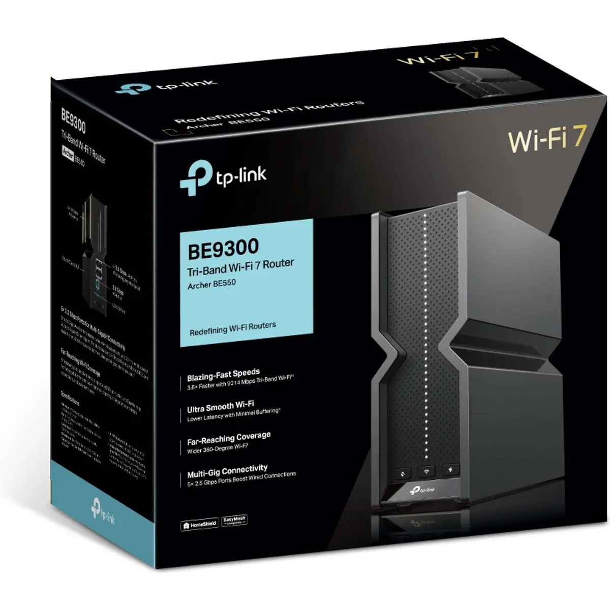 Router Wi-Fi 7 Tri-Band BE9300 (5760 + 2880 + 574 Mbps)