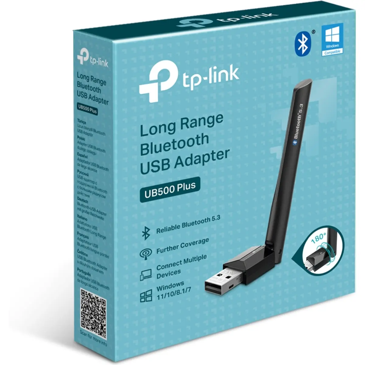 Adaptador USB 2.0 Bluetooth 5.3