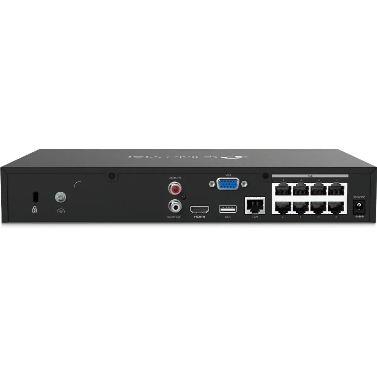 Gravador de Video NVR c/ PoE(113W) p/ câmaras IP 8MPx - 8 canais