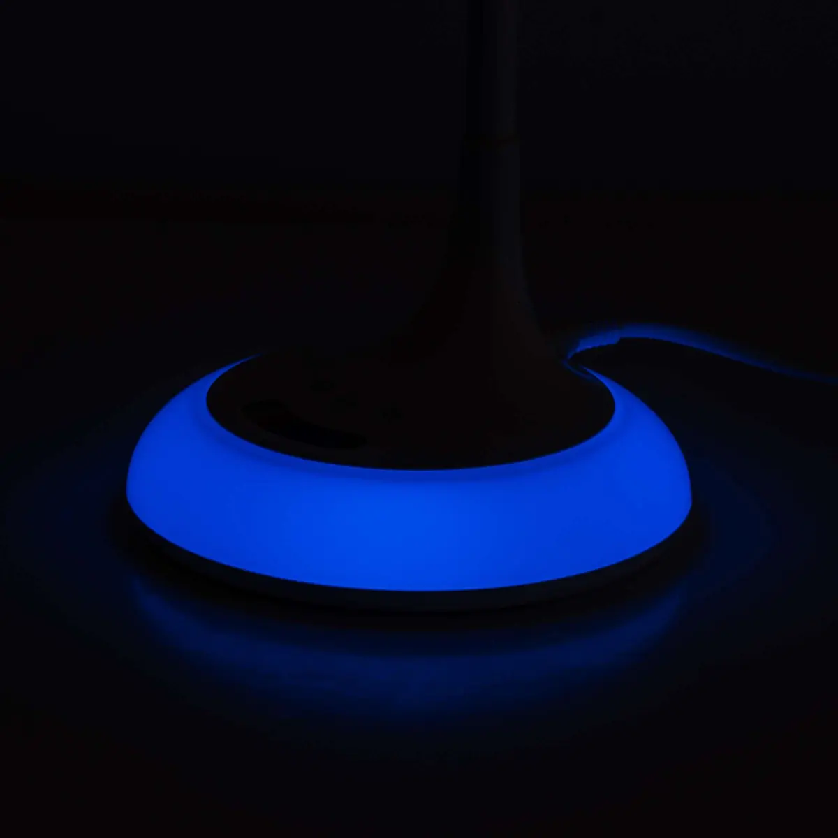 Candeeiro LED 8W de mesa CCT (3000..6500K) dimável c/ base RGB