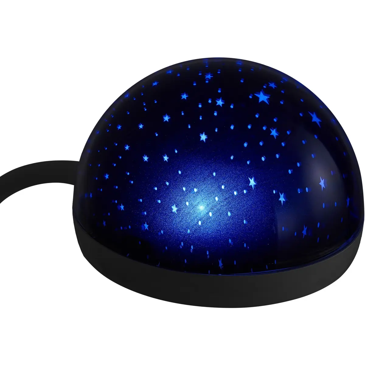 Candeeiro LED 7W de mesa CCT (3000..6500K) dimável c/ cabeça projetora de estrelas