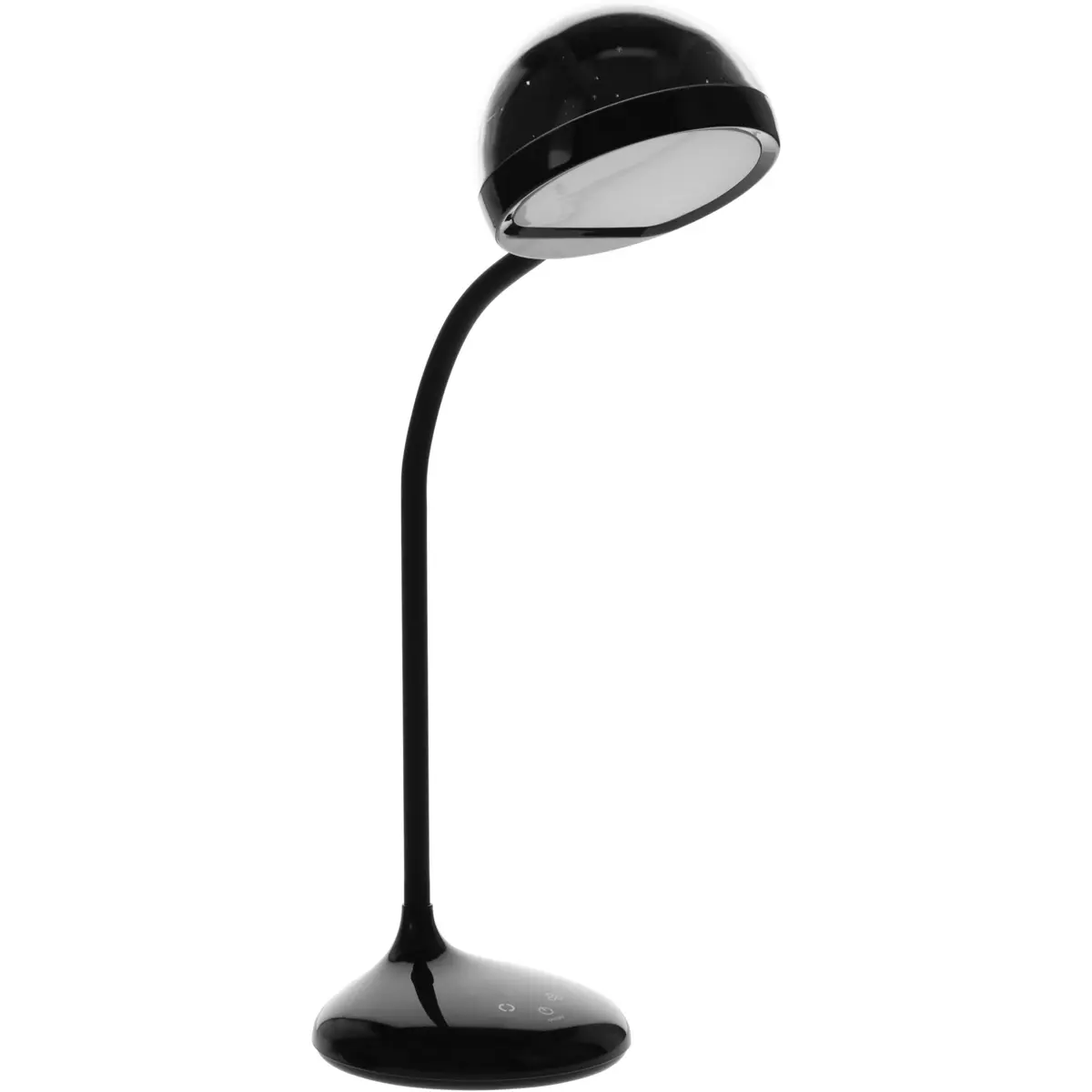 Candeeiro LED 7W de mesa CCT (3000..6500K) dimável c/ cabeça projetora de estrelas