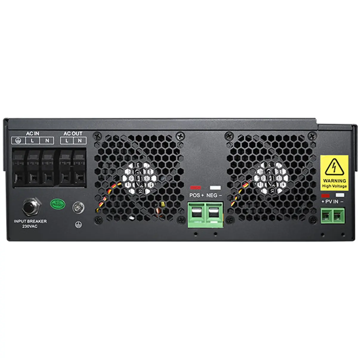 Inversor híbrido 48V 5.5kW c/ controlador MPPT 100A