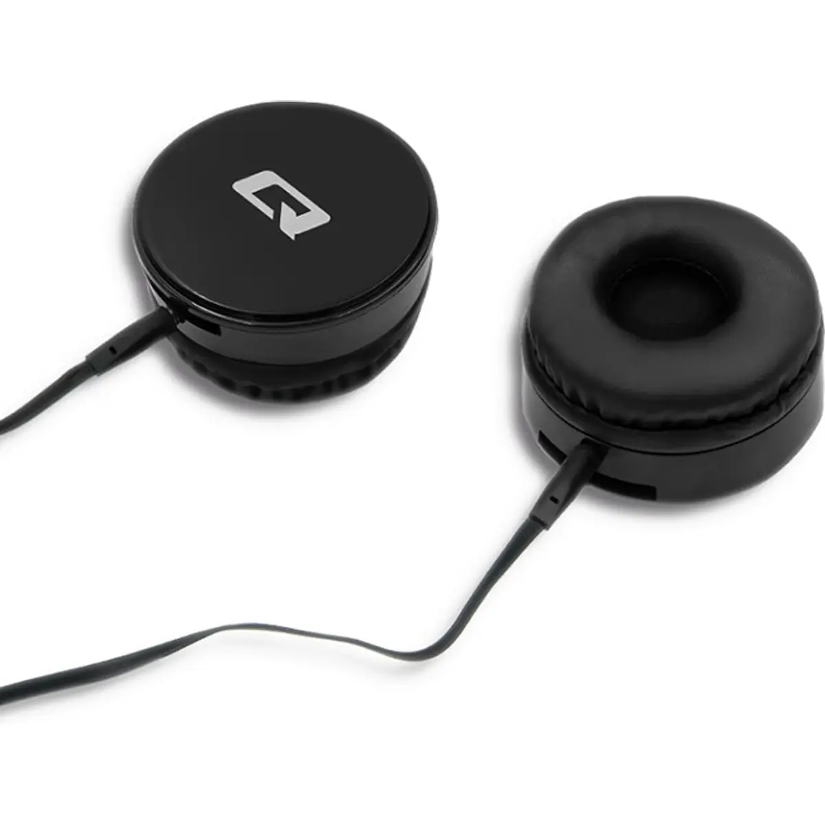 Auscultadores Headphones On-ear com fios e microfone - Preto