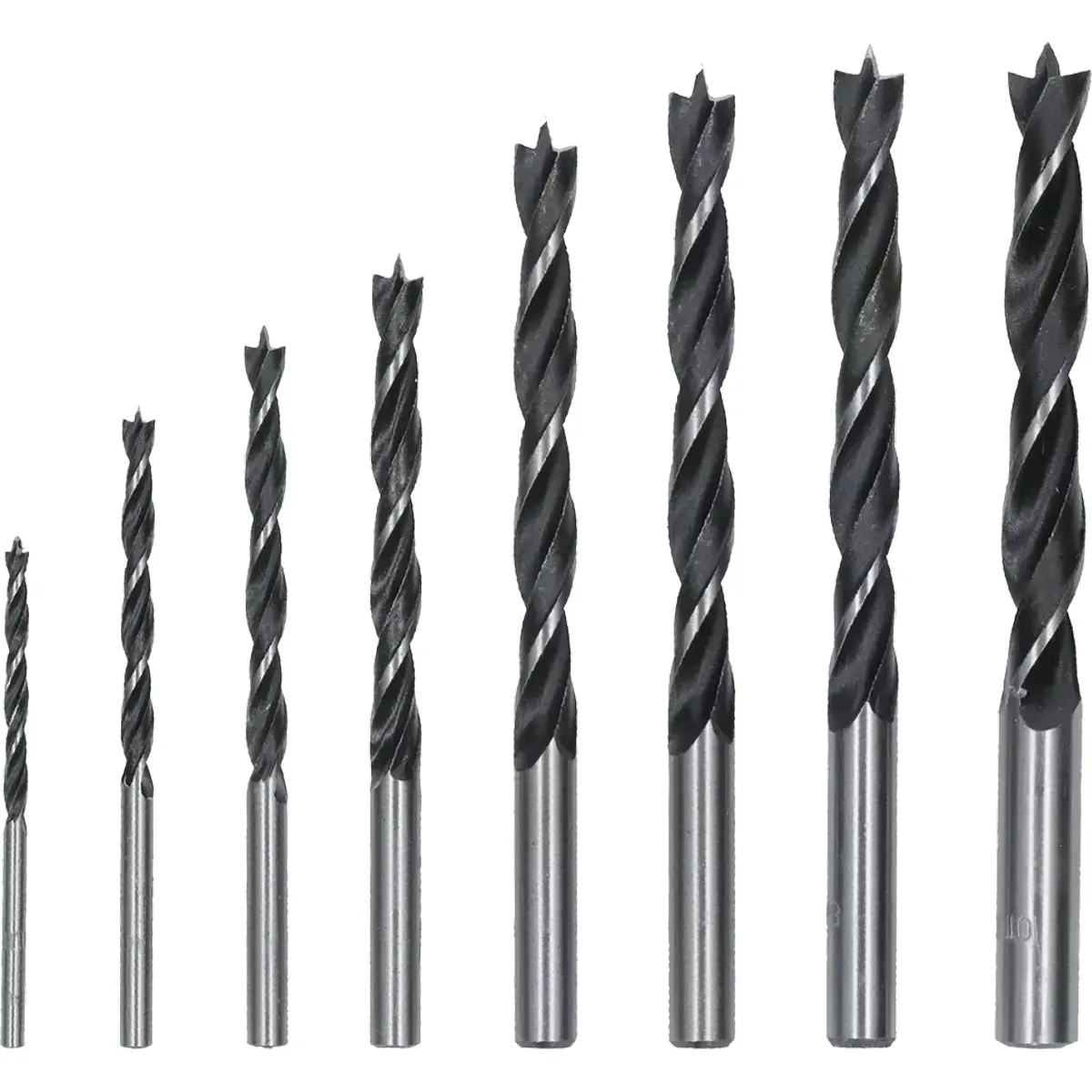 Conjunto de 8 brocas para madeira (Ømm 3/4/5/6/7/8/9/10)