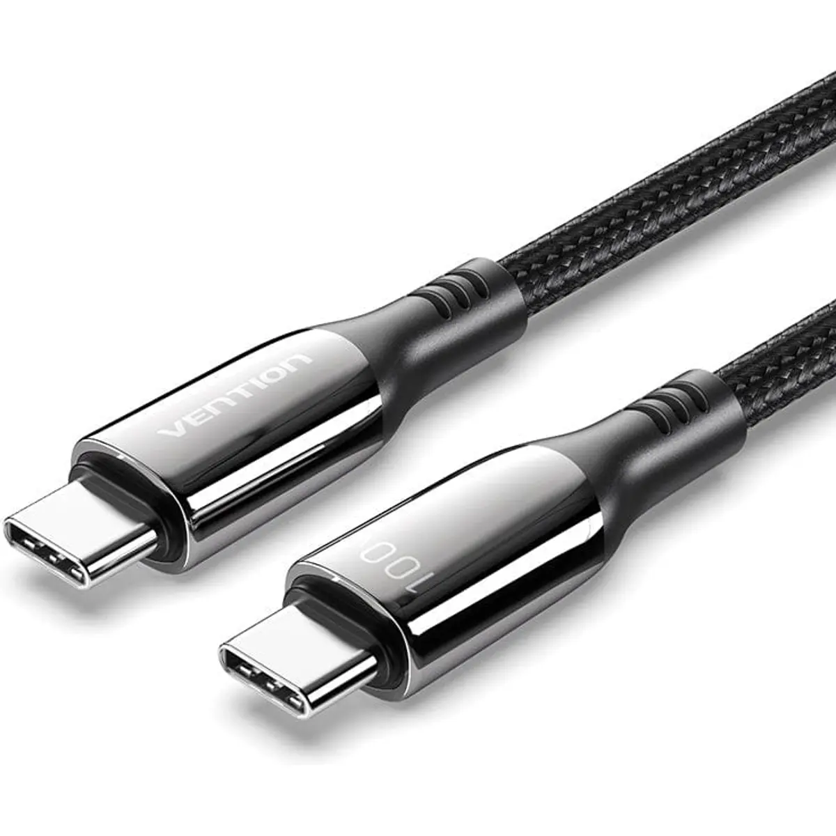 Cabo USB-C <-> USB-C 2.0 PD 100W 480Mbps - 1.2m - negro