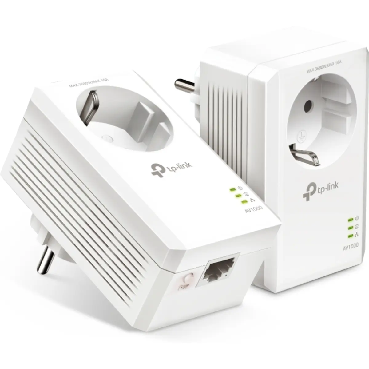 Kit 2 adaptadores Powerline AV1000 1000Mbps c/ passthrough