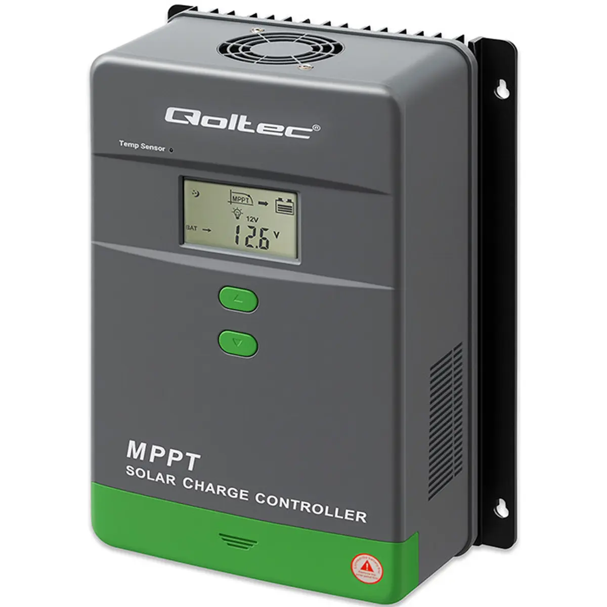 Qoltec 53665 - Controlador de carga solar MPPT c/ bluetooth - 12V/24V ...